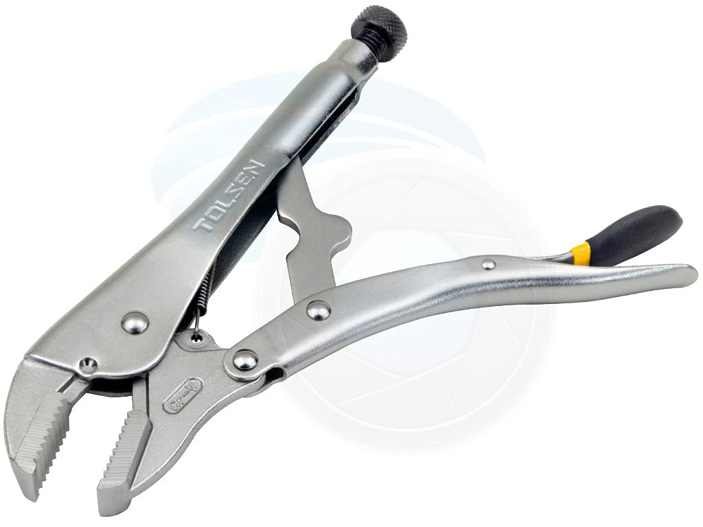 Tolsen Straight Jaw Locking Pliers 10" (250mm) - Heavy Duty Mole Grip Vice Plier