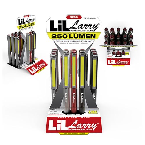 NEBO Lil Larry Lightweight Water Resistant Torch (Assorted Colours)