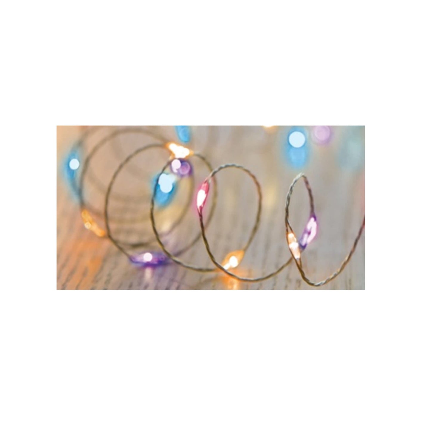 Premier 100 Micro Bright Multi Action Pin Wire Rainbow LED Lights