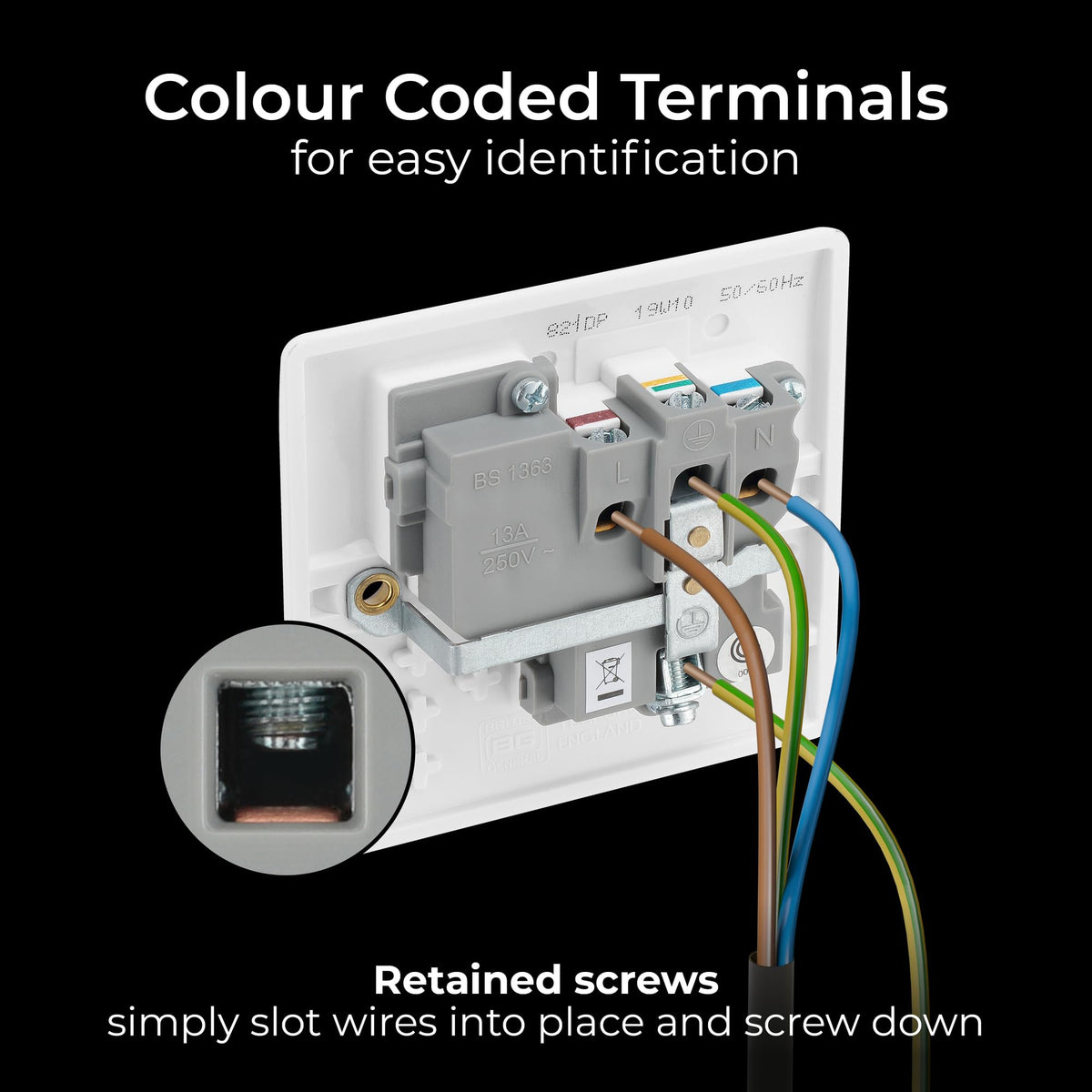 BG Electrical Single Switched