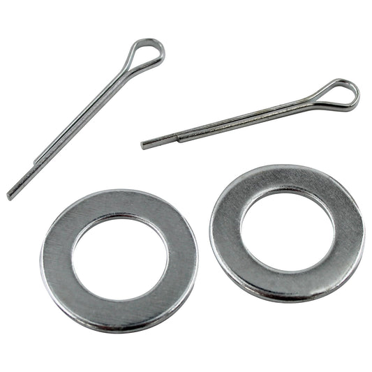 Faithfull FAITRUCKSP Spare Split Pins & Washers for P Handle & Stair Climber Sack Truck