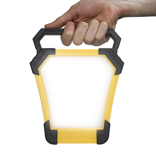 Faithfull USB Rechargeable Portable 10W 900lm LED Work Light/Emergency Light up to 4 Hours Run time