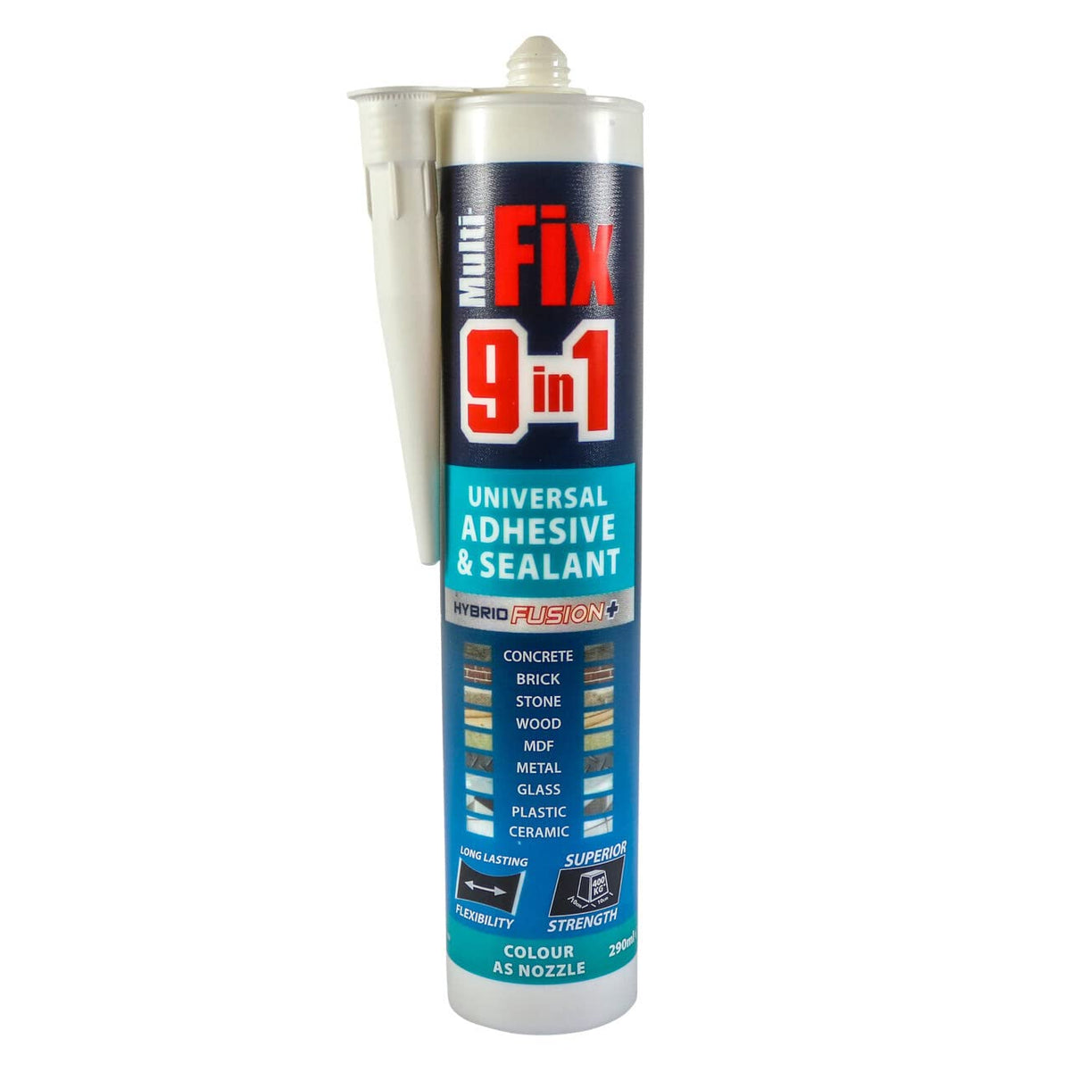 TIMCO 9 In 1 Universal Adhesive & Sealant White - 290ml