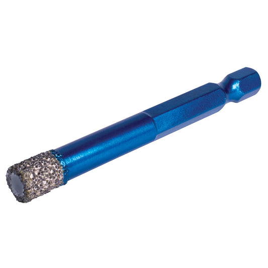 Mexco Wax filled Diamond Tile Drill Bit with Hex Fit for Drilling Porcelain, Ceramic, Stone – 8mm