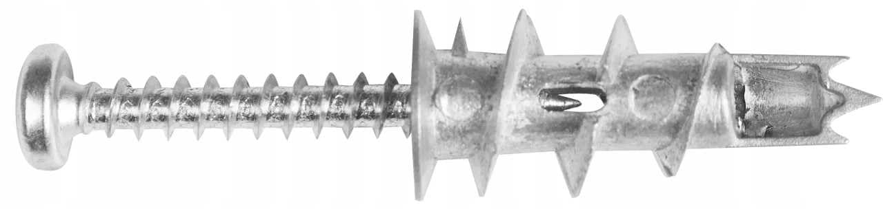 Rawlplug Dra plasterboard Fixing Metal with Screw, Pack of 100, R-DRA-02PLUS