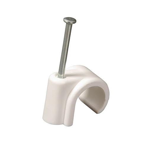 Timco - Pipe Clips - Nail in (Size 15mm - 50 Pieces)