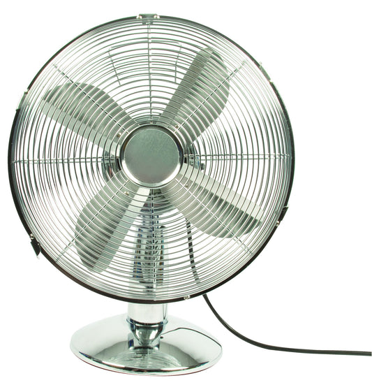 pro elec 12-Inch Metal Fan Mains Powered