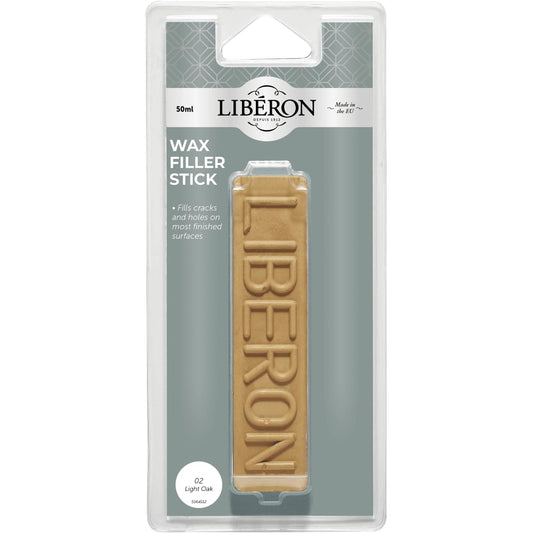 v 33 sa Liberon Wax Filler Stick 02 Light Oak 50g Single