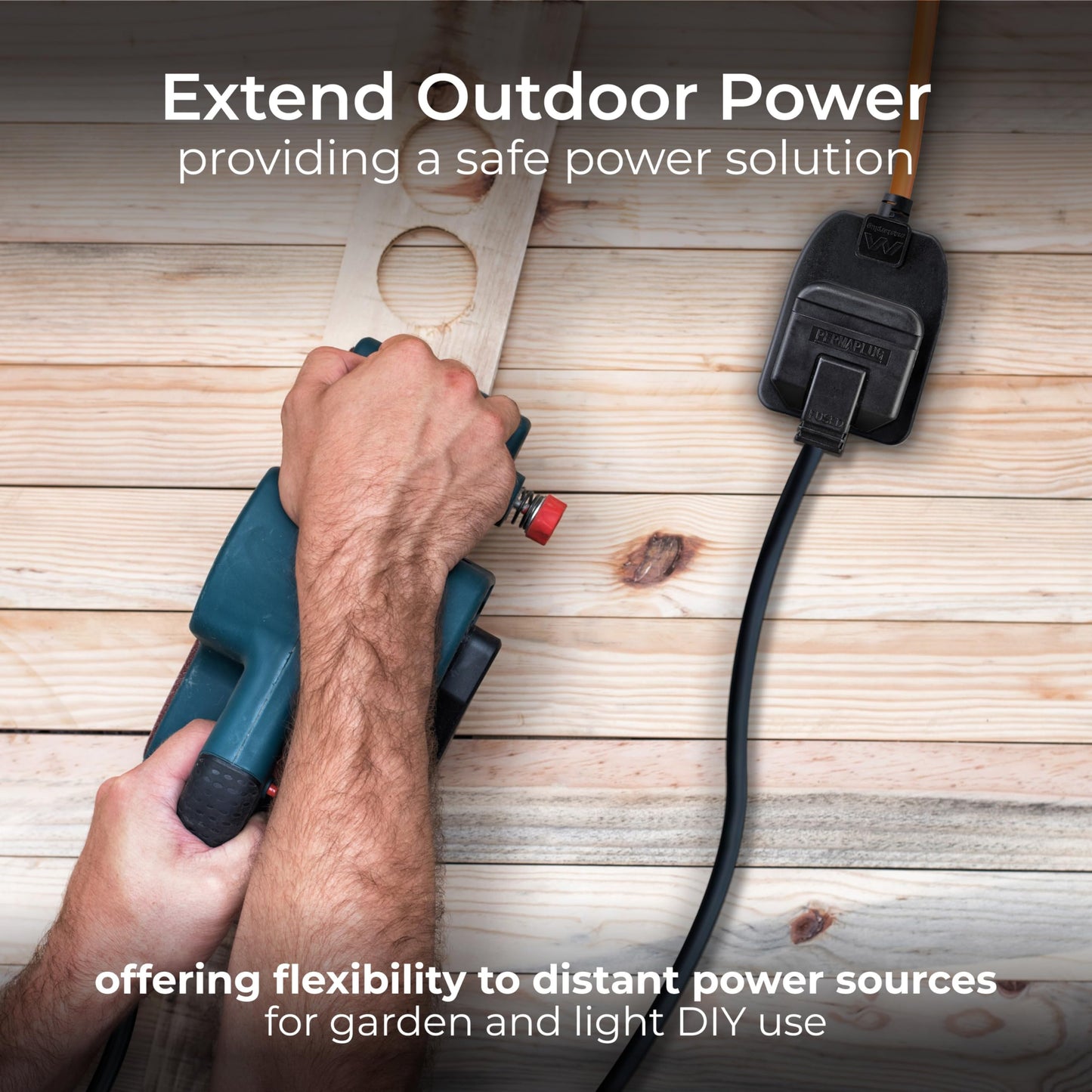 Masterplug Socket Extension Lead