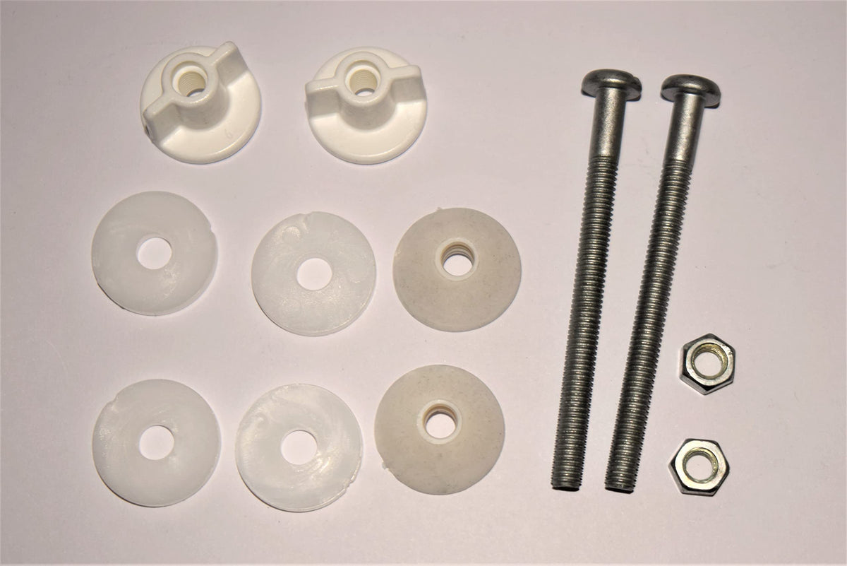 Toilet Cistern to Toilet Pan Fixing Kit Fittings for Close Coupling Coupled WC Bolts