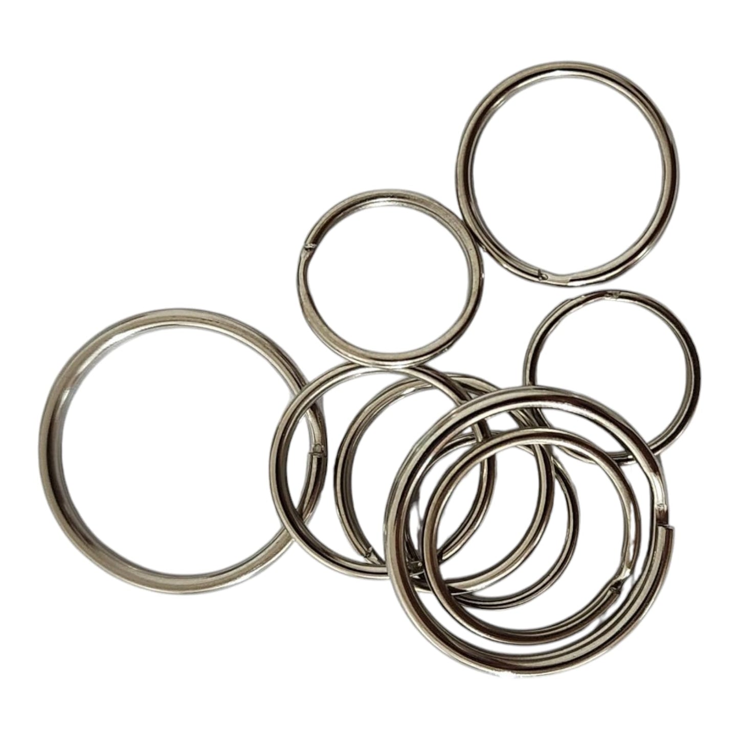Assorted Keyrings Split Ring NP, Starpack Hardware 72729