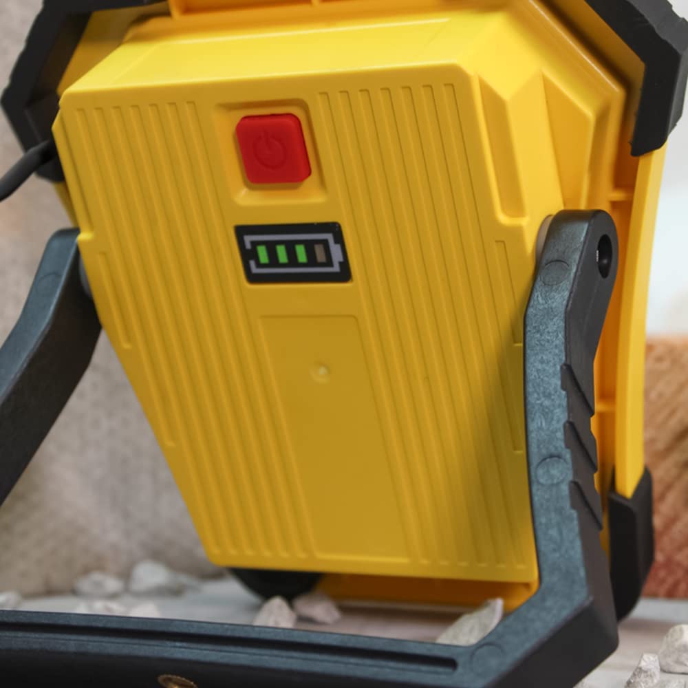 Faithfull USB Rechargeable Portable 10W 900lm LED Work Light/Emergency Light up to 4 Hours Run time