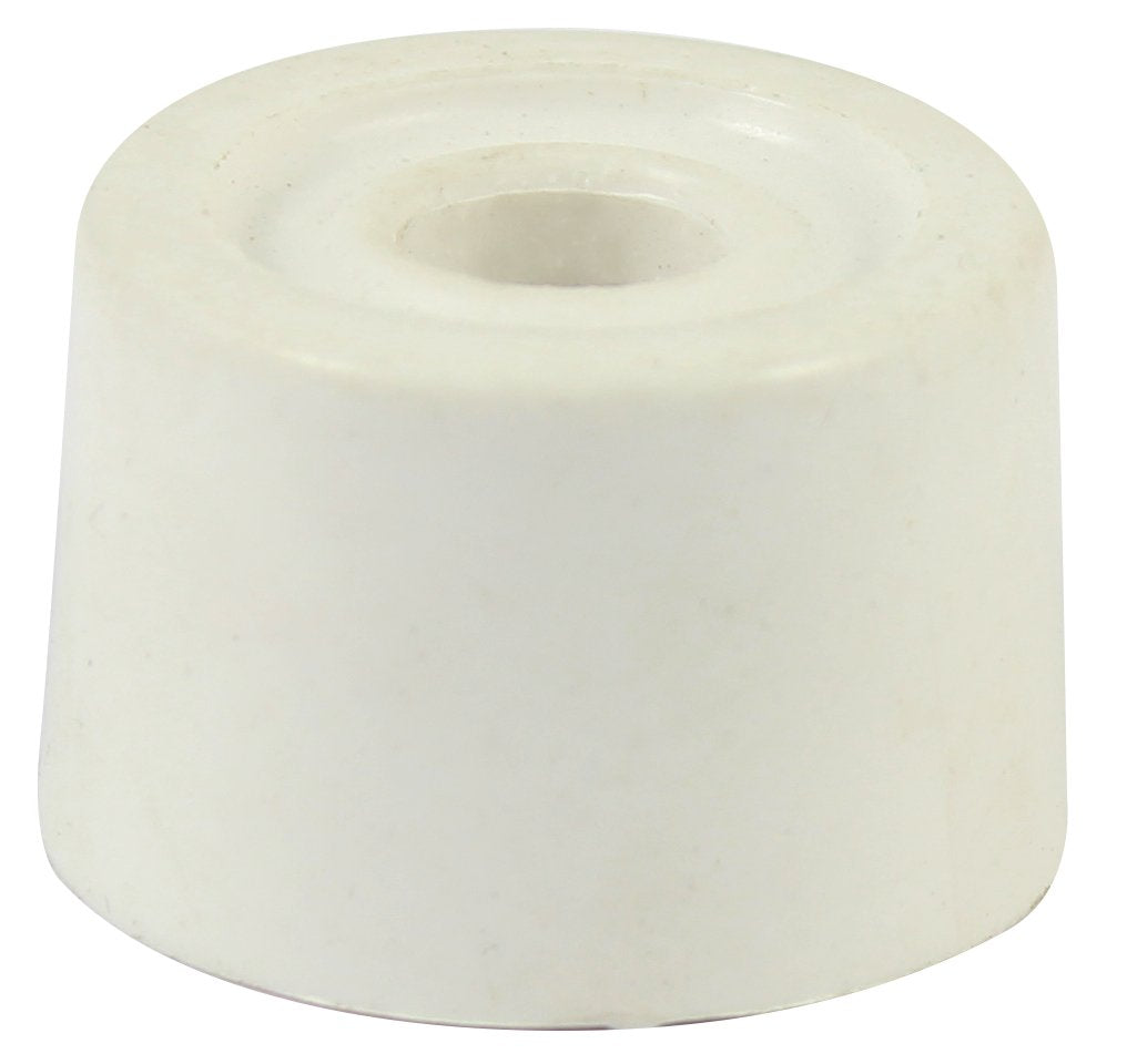 TIMCO PVC Door Stops - White - 20 x 30mm - Pack of 2