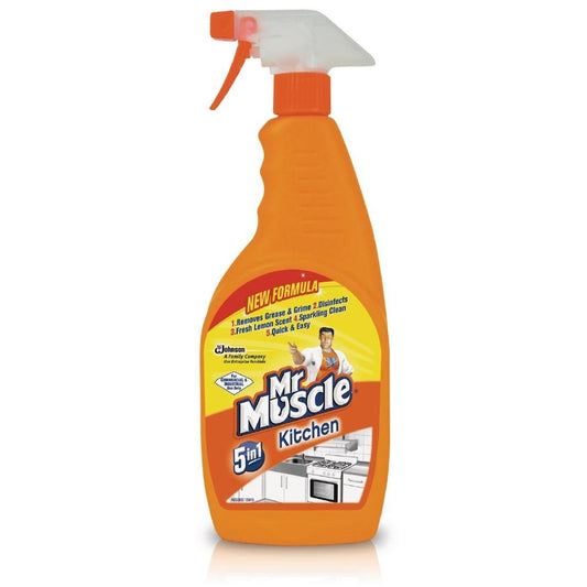 Mr Muscle Kitchen Cleaner Anti-Bacterial Spray Lemon 750ml Ref 7511751