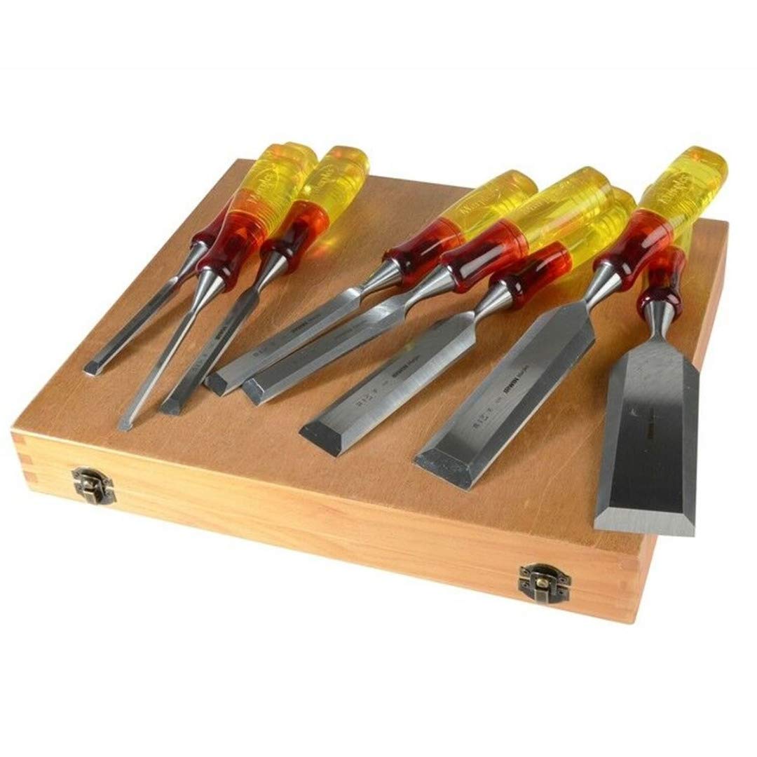 XMS Irwin XMS18S373S8 Marples Limited Edition Splitproof Chisel Set 8 Piece, Wood