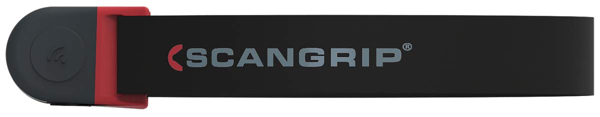 Scangrip Lámpara Frontal Night View, Aluminium or Polymer, Black/red