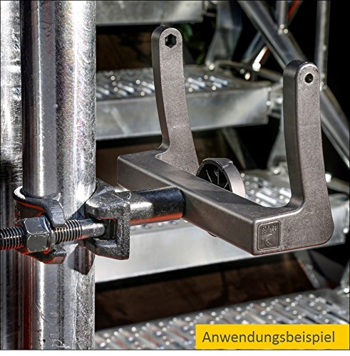 Scangrip LED spotlight holder for scaffolding pipes, scaffolding, etc.