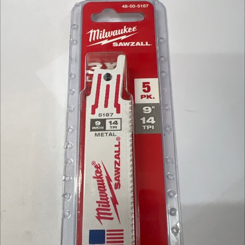 Milwaukee  medium metal recip blade 9 inch 14tpi