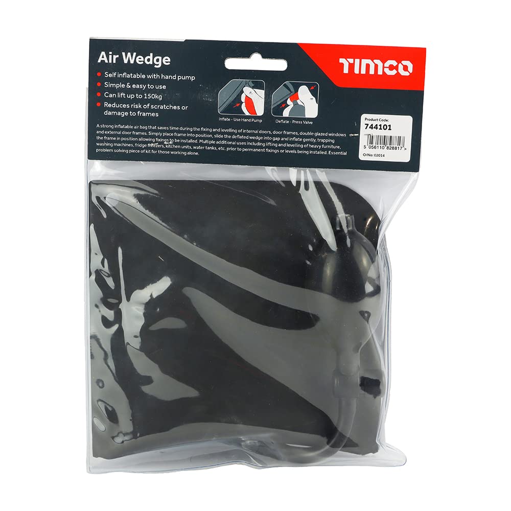 TIMCO Air Wedge Pump for Home Use Door and Window Installation 169 x 162 x 0.8mm