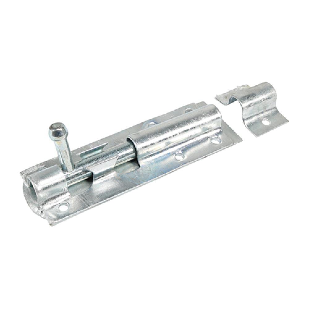 TIMCO Straight Tower Bolt - Zinc - 4" - Great for securing Flush Fitting Gates and shed Doors in a Closed Position, Adding Increased Security - One Bolt in a Pack.