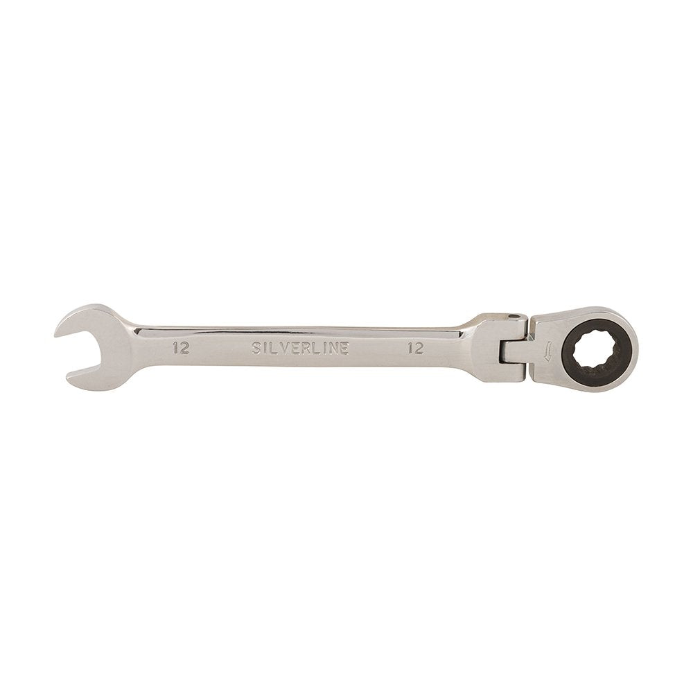Silverline 196573 Flexible Head Ratchet Spanner, 13 mm