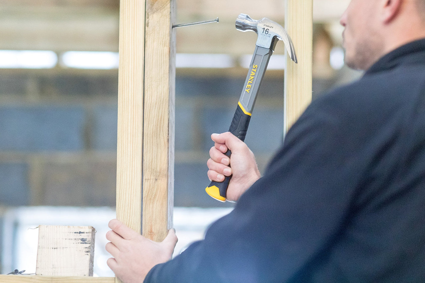 STANLEY Fiberglass Curved Claw Hammer