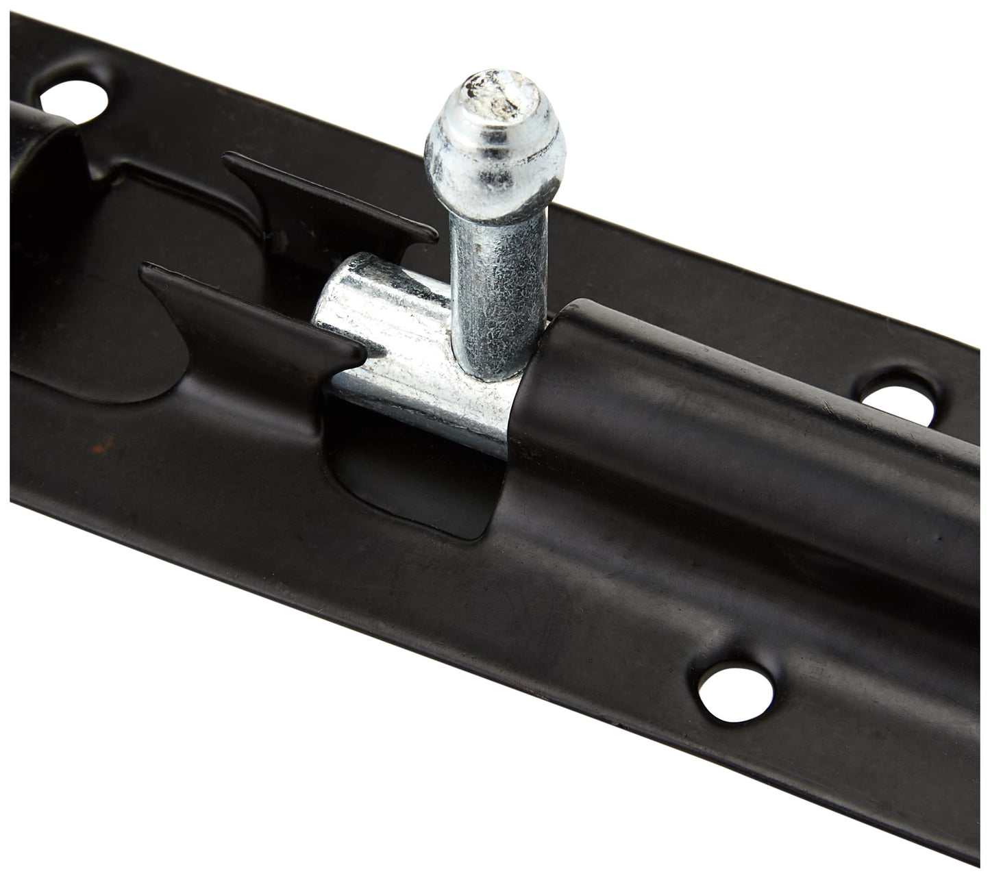 TIMCO Straight Tower Bolt - Black - 4" - TBS4BP