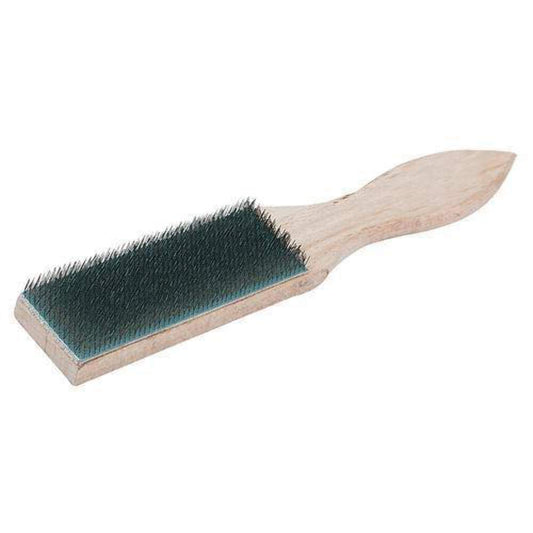 Silverline File Card Brush Wooden 40mm (PB19)