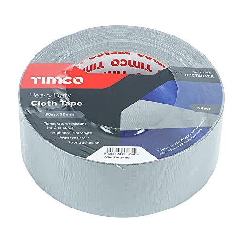 TimCo HDCTBLACK Heavy Duty Cloth Tape