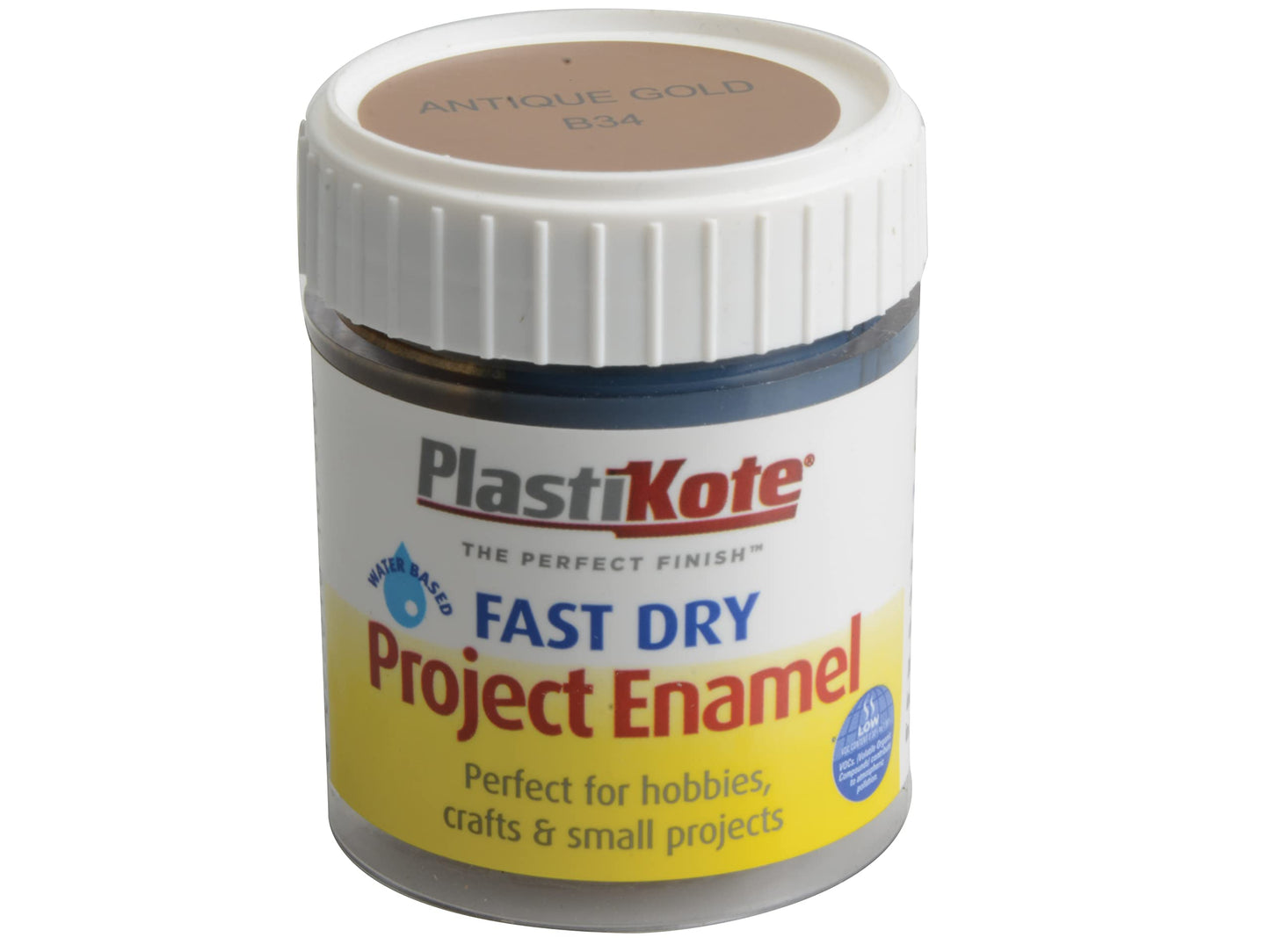 Plastikote B11W 59 ml Enamel Paint Bottle - Sunshine Yellow