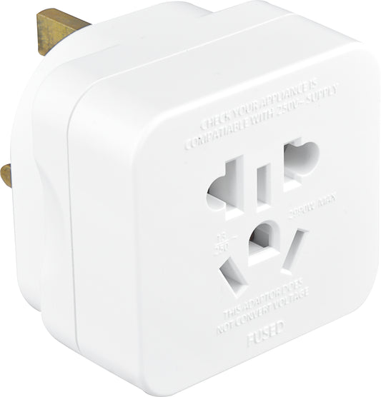 Master plug Tourist Travel Mains Adapter