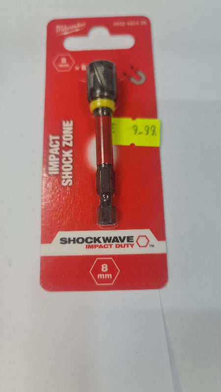 Milwaukee nut driver mag shw hex 8mm x 65mm 1pc