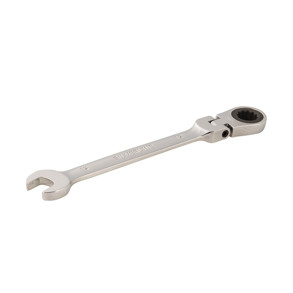 Silverline 196573 Flexible Head Ratchet Spanner, 13 mm