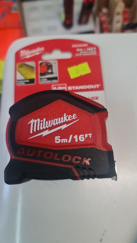 Milwaukee tape measure 5m 2.8m