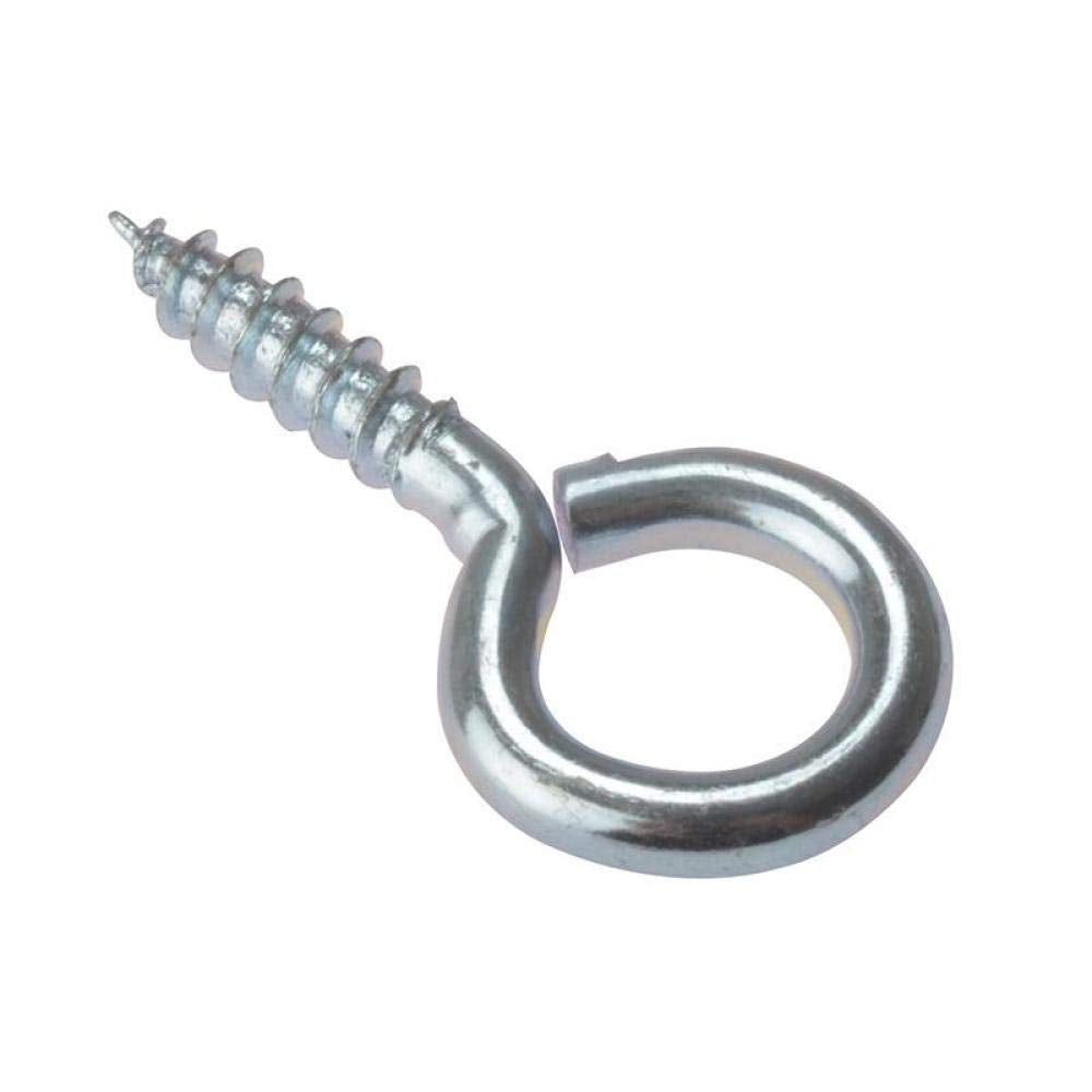 Forgefix Screw Eyes, Zinc Silver-Plated, Bag Series