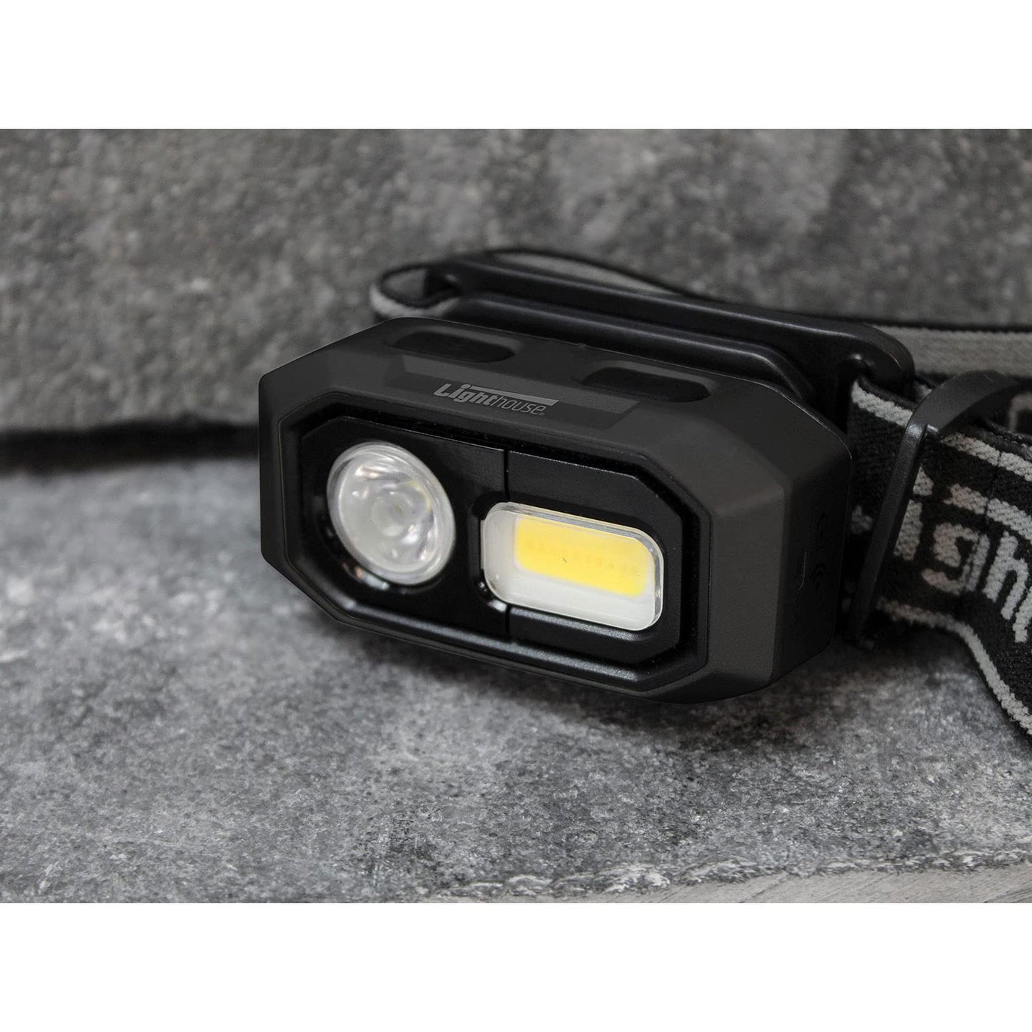 Lighthouse Elite Sensor Rechargeable LED Head Torch Black
