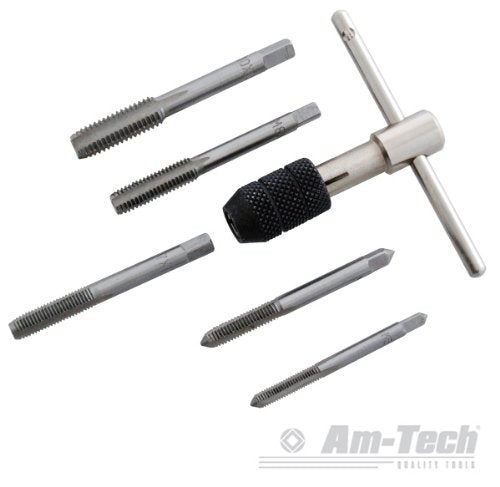 NEW 6PC HEAVY DUTY ALLOY STEEL TAP WRENCH SET T HANDLE BITS SETS M5 M6 M7 M8 M10