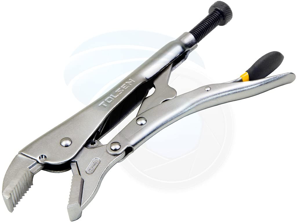 Tolsen Straight Jaw Locking Pliers 10" (250mm) - Heavy Duty Mole Grip Vice Plier