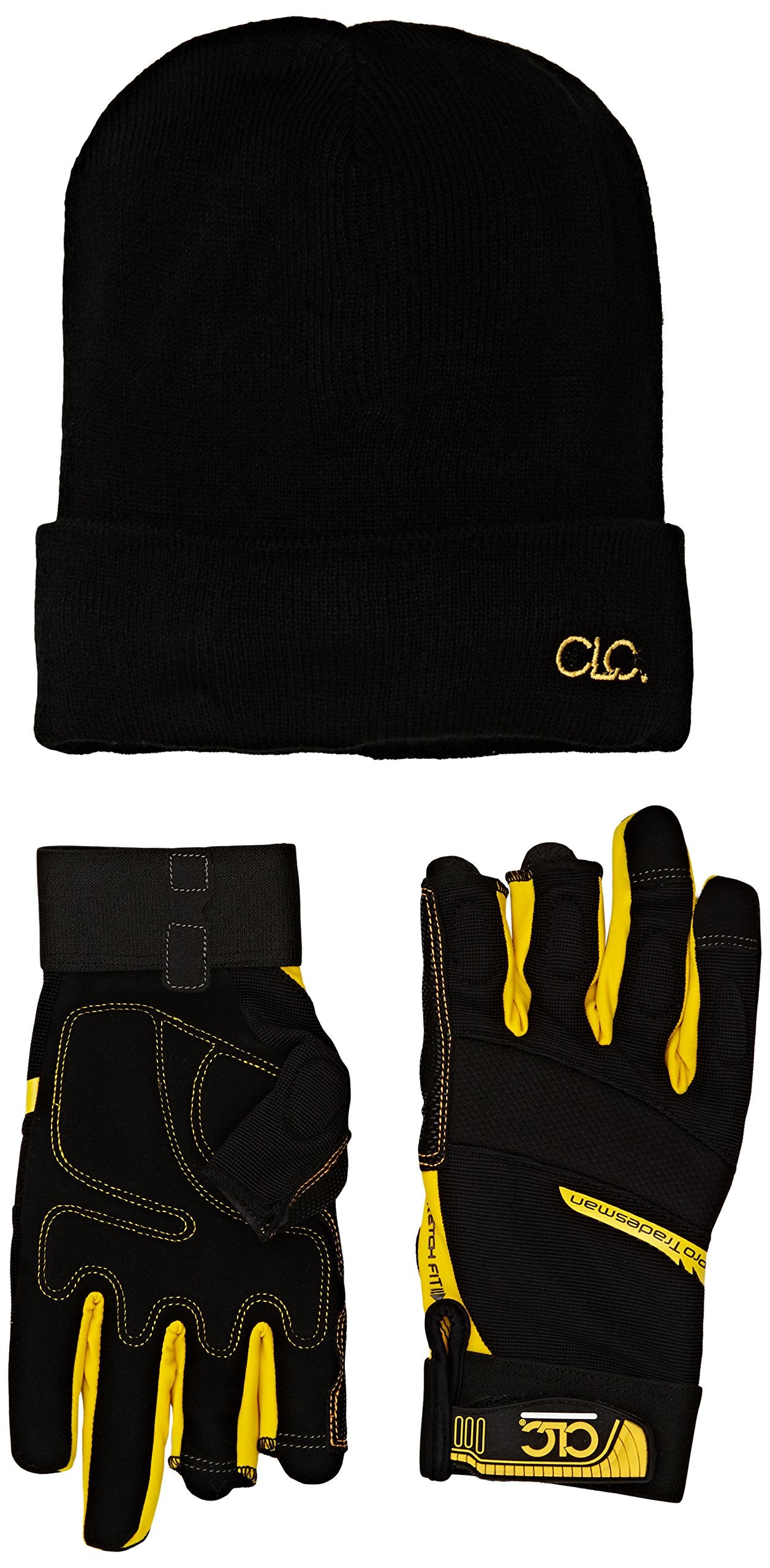 Kunys KUNFLGLOVE CLC Fingerless Gloves and Beanie Hat