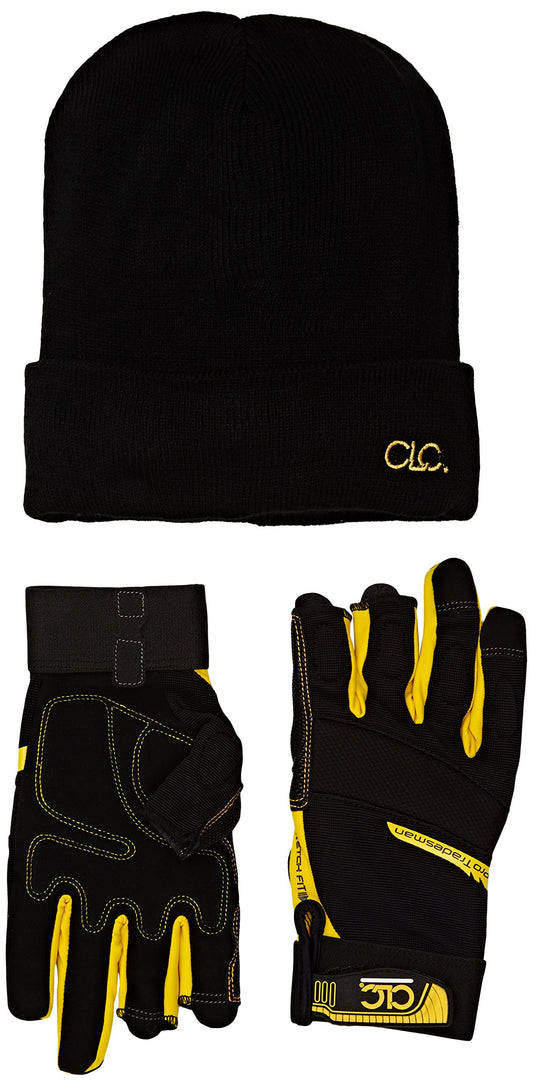 Kunys KUNFLGLOVE CLC Fingerless Gloves and Beanie Hat