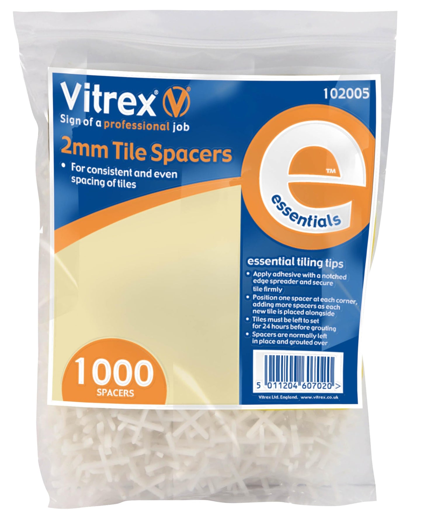 Vitrex Essential Tile Spacer Range