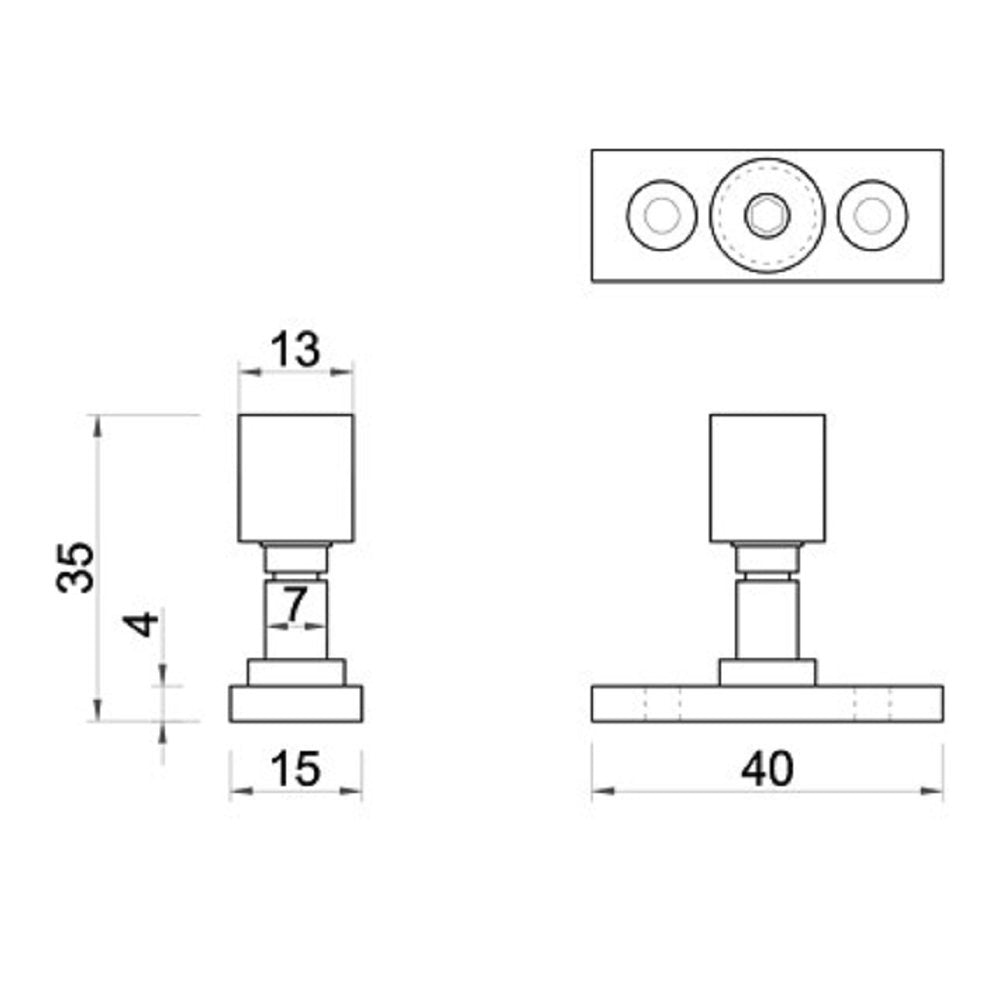 Carlisle Brass Casement Stay Locking Pin with Key