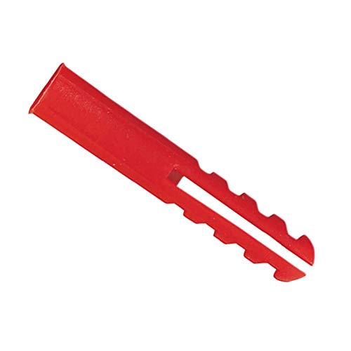 Rawlplug 67134 Plastic Plugs - Red (100 pieces)