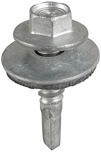 TIMco L100W16B Hex No.3 Self-Drill Screw - Silver (Box of 100)