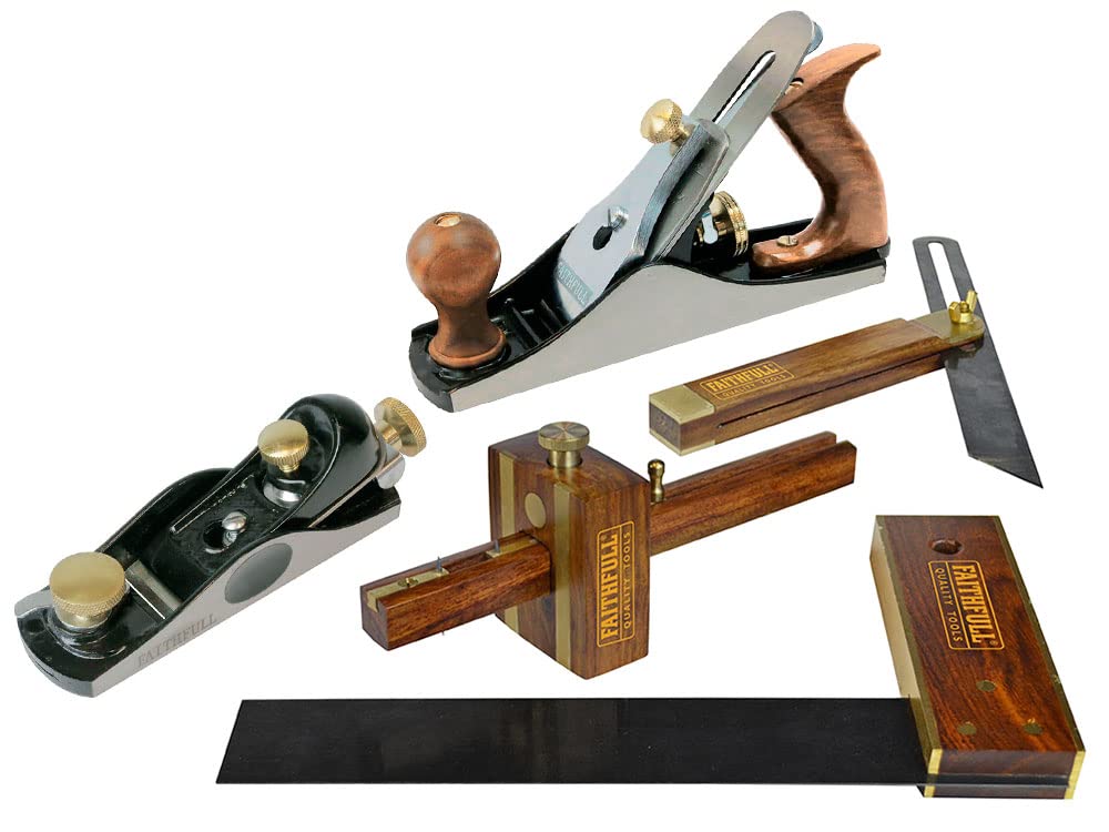 Faithfull FAICARPSET 5 Piece Carpenters Tool Set