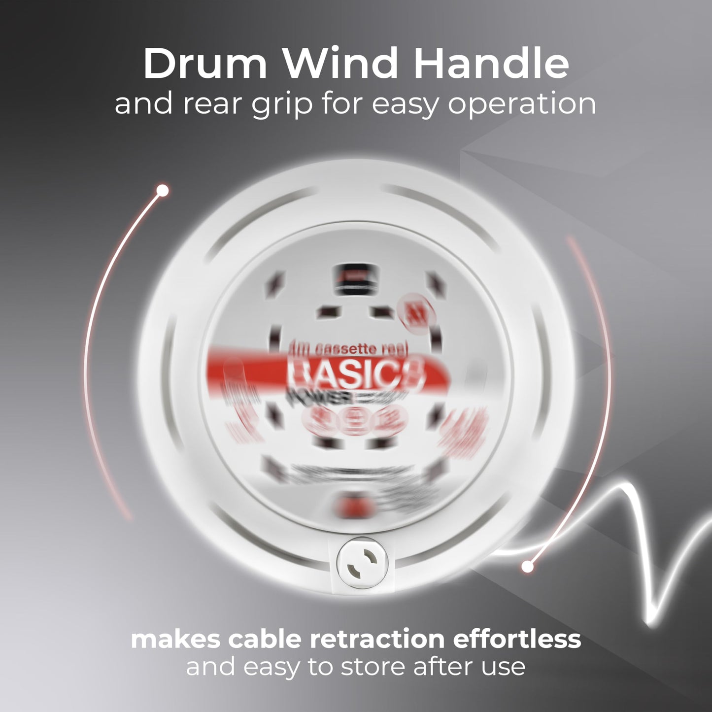 Masterplug Socket Cassette Reel Extension Lead