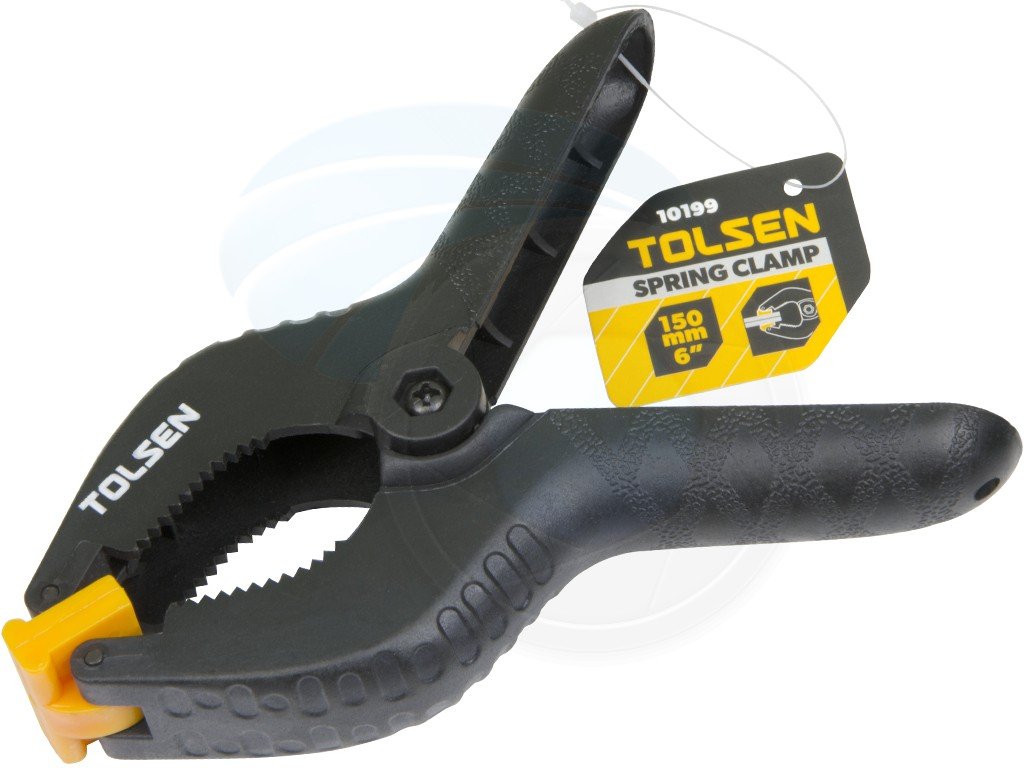 Tolsen Spring Clamps - Heavy Duty Plastic Vice Grips - Quick Grip Clips