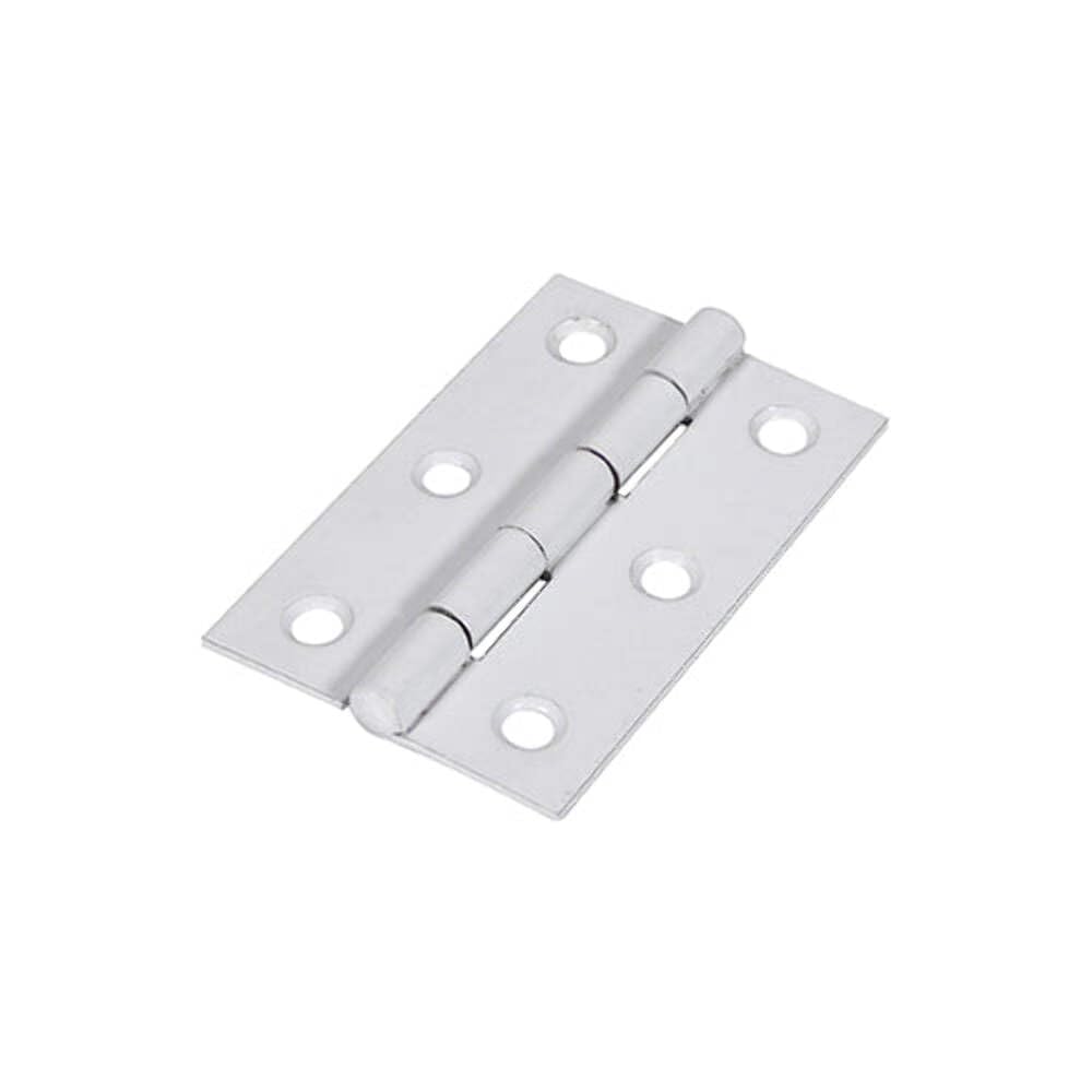 Timco - Butt Hinge - Fixed Pin (1838) - White (Size 75 x 50-2 Pieces)