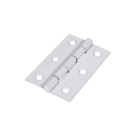 Timco - Butt Hinge - Fixed Pin (1838) - White (Size 75 x 50-2 Pieces)