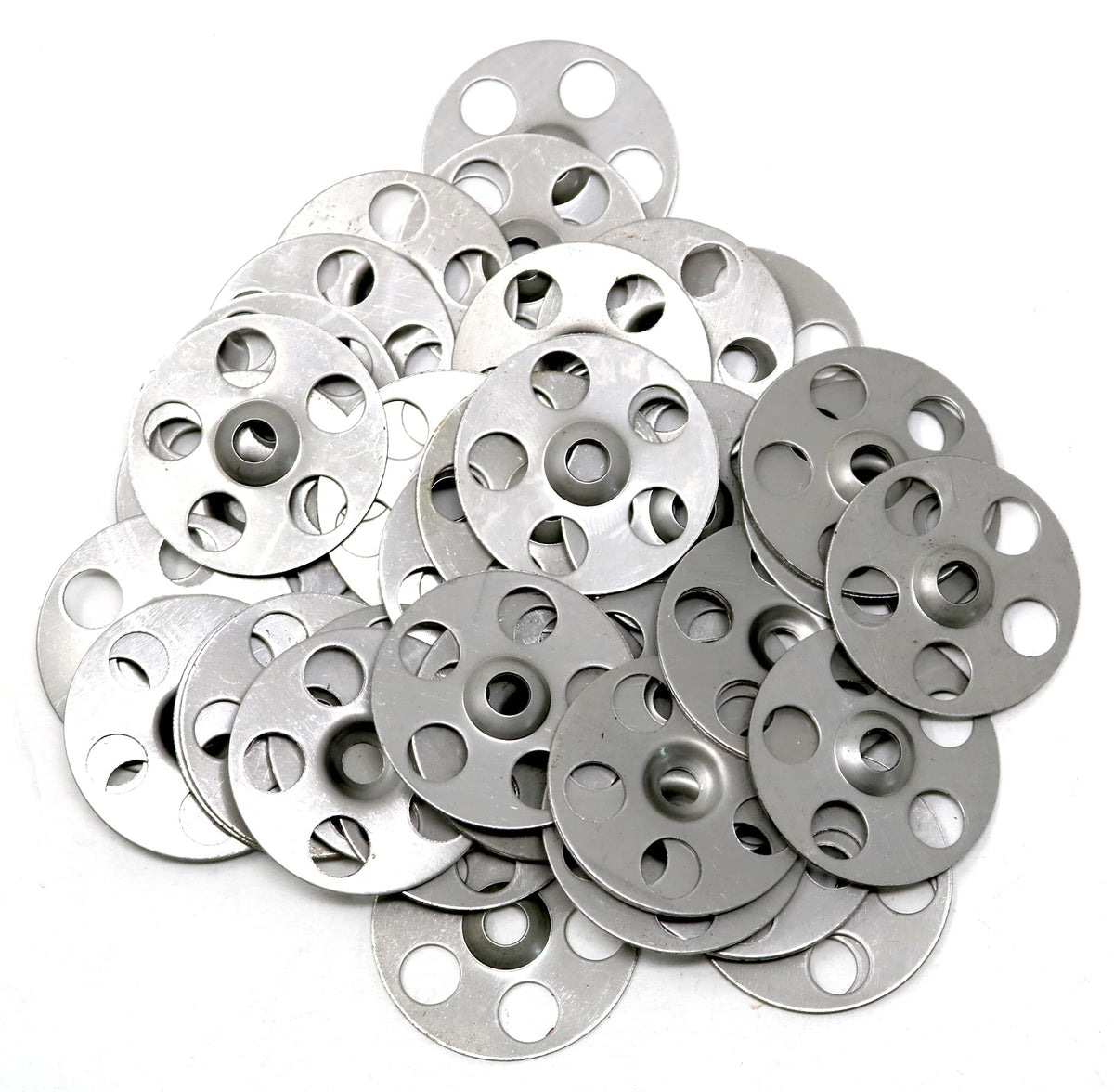 fiXte Metal Insulation Discs 36mm Stainless Steel Washers Ceiling Wall Platerboard Masonry 90gr / 200gr Packs